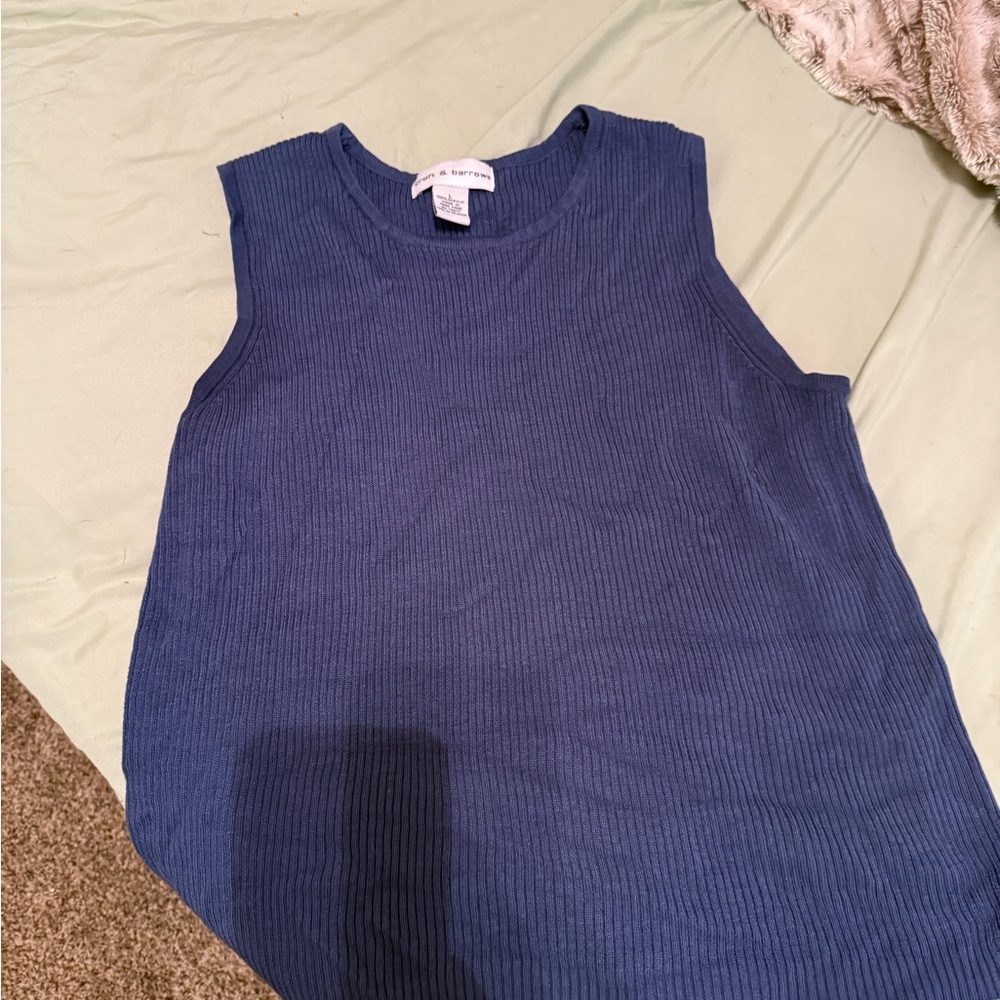 Vintage 90s Blue Sleeveless Top